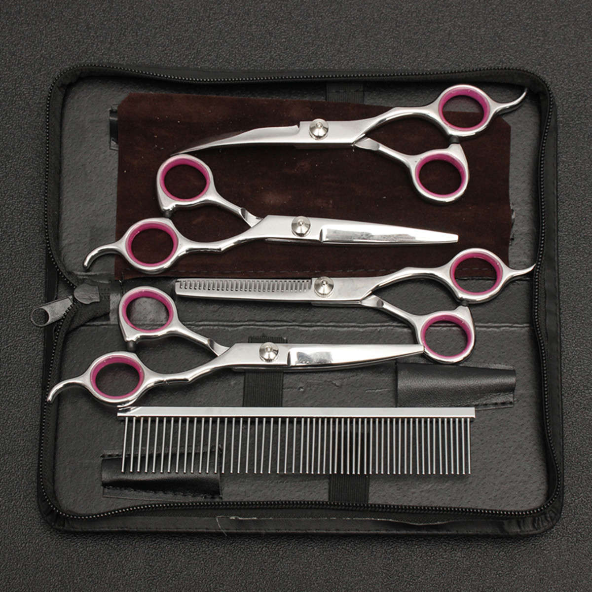 Professional Pet Dog Hair Cutting Scissors 6