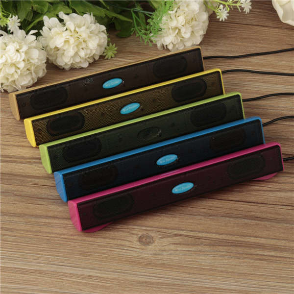 Long Strip Upgrade Portable USB Multimedia Mini Bar Speaker For Computer PC Lap