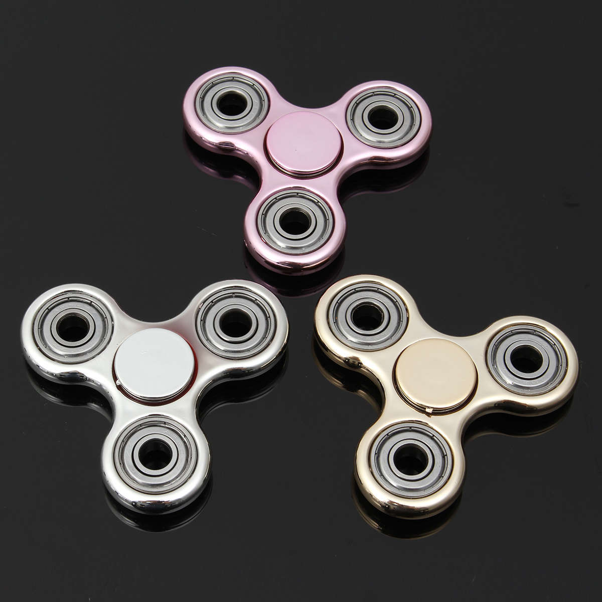 ECUBEE EDC Hand Fidget Tri-Spinner Finger Spinner Focus Reduce Stress Tool -3 C