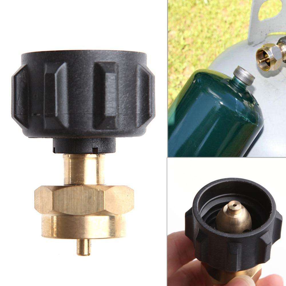 Camping Cooking Stove Gas Propane Regulator Valve Refill Adapter Cylinder Tank