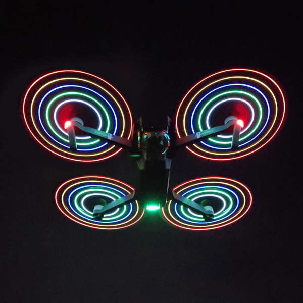 2Pcs 8311 Low-Noise Quick-Release LED Flash Propellers For DJI Mavic Pro / Plat