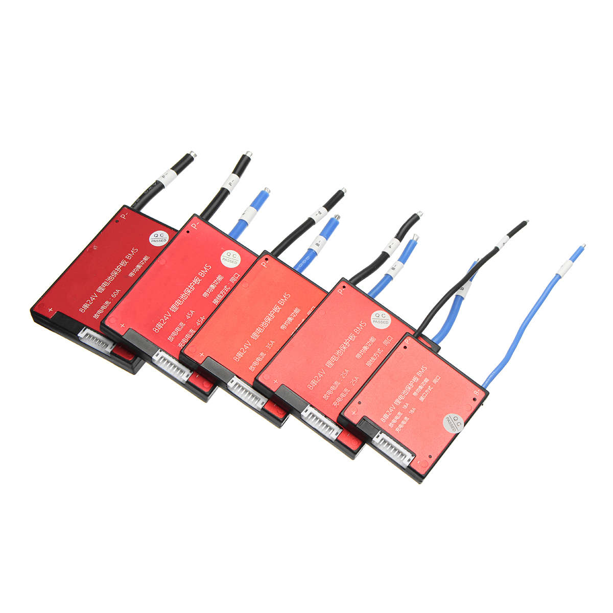 8s 24V 18A/25A/35A/45A/60A BMS PCB PCM Battery Protection Board for Ebike Elect