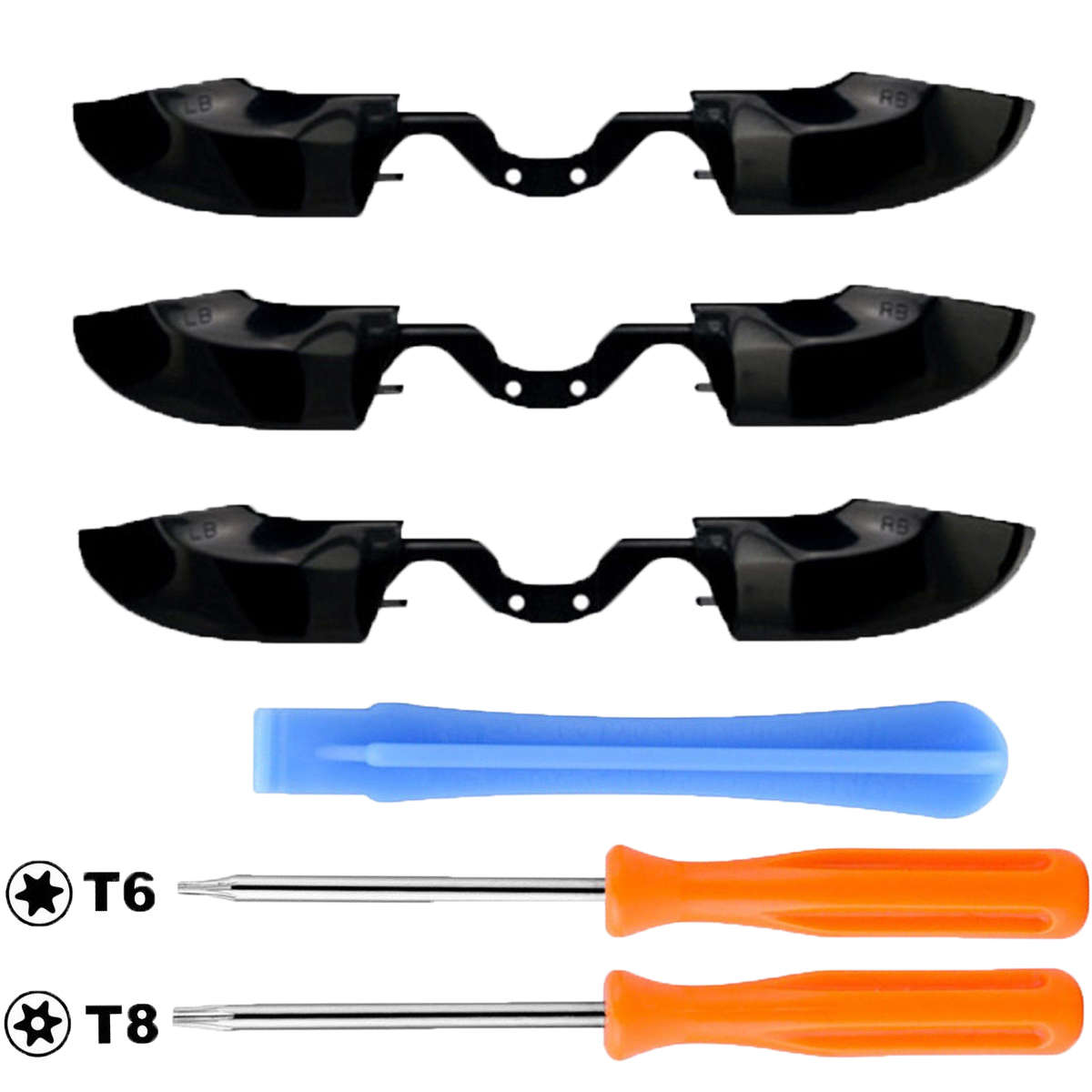 Replacement Part LB RB Bumper Button and Front Damper for Xbox One Elite Contro