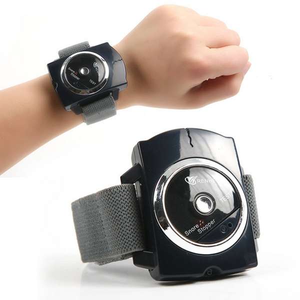 RENHE Bio Feedback Infrared Snore Stopper Wristband Watch Anti Snoring