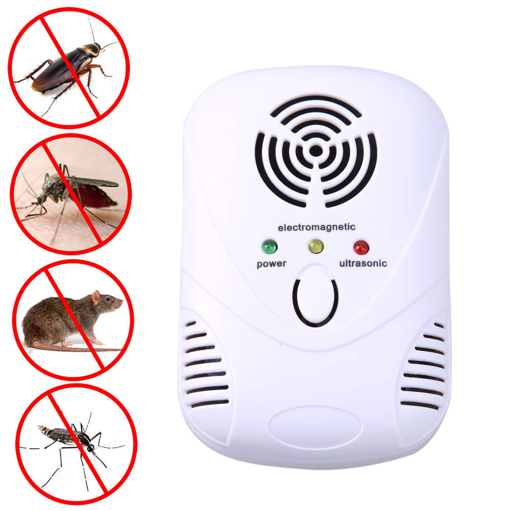 Electronic Ultrasonic Mouse Killer Mouse Cockroach Trap Mosquito Repeller Insec