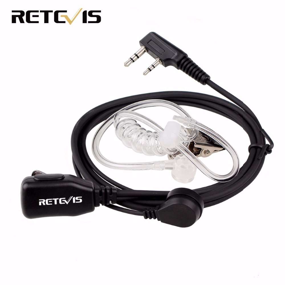 Retevis PTT MIC Air Acoustic Tube In-ear Earpiece