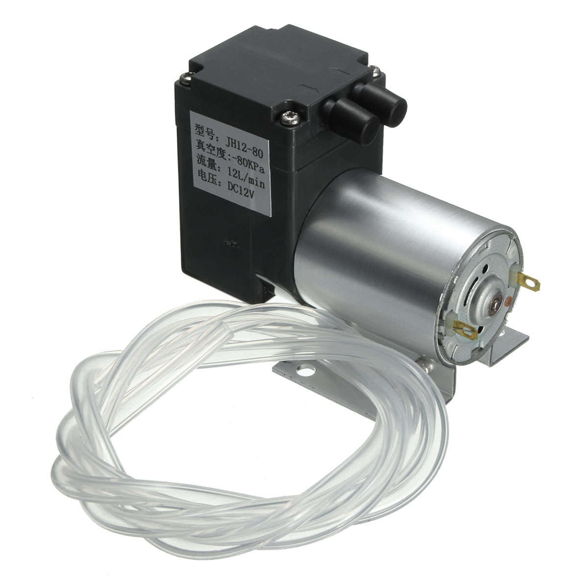 DC 12V Mini Vacuum Pump Negative Pressure Suction Pump 12L/min 120kpa With Hold