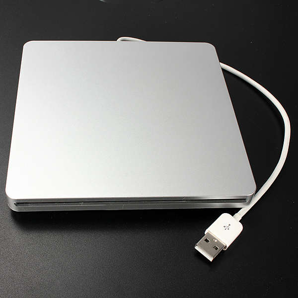 External Slot-in USB DVD CD RW Driver DVD Burner for Laptop Macbook
