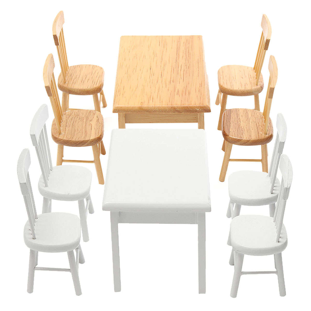 1:12 Dining Table Chair Set Dollhouse Miniature Furniture Accessories For Dollh