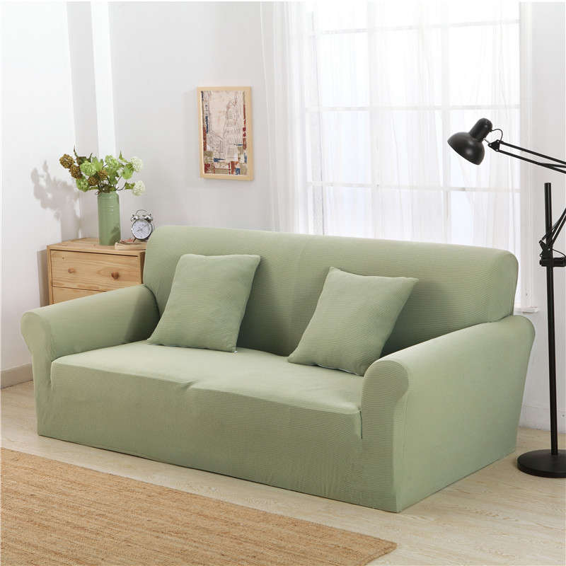 KCASA KC-PCP2 Jacquard Thickened Knit Sofa Covers Polyester Spandex Fabric Slip