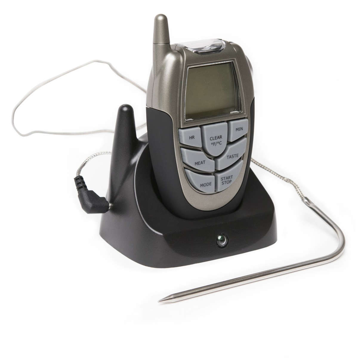 Kitchen Remote Digital Wireless Internal Meat BBQ Thermometer For Smokers Gas C