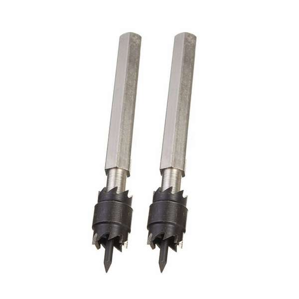 2PCS 3/8 Inch Double Sided Rotary Spot Weld Cutters Removes Cuts Welds Drill Bi
