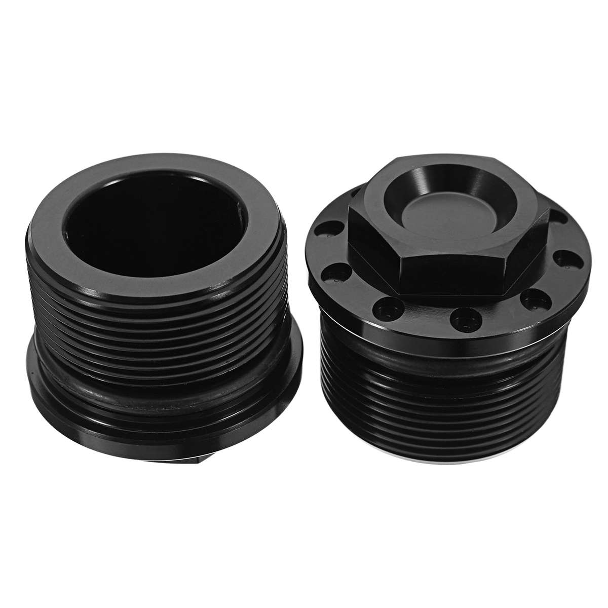 Motocycle Black Anodized Fork Tube Cap Bolt For Harley Sportster 1200 883 XL 19
