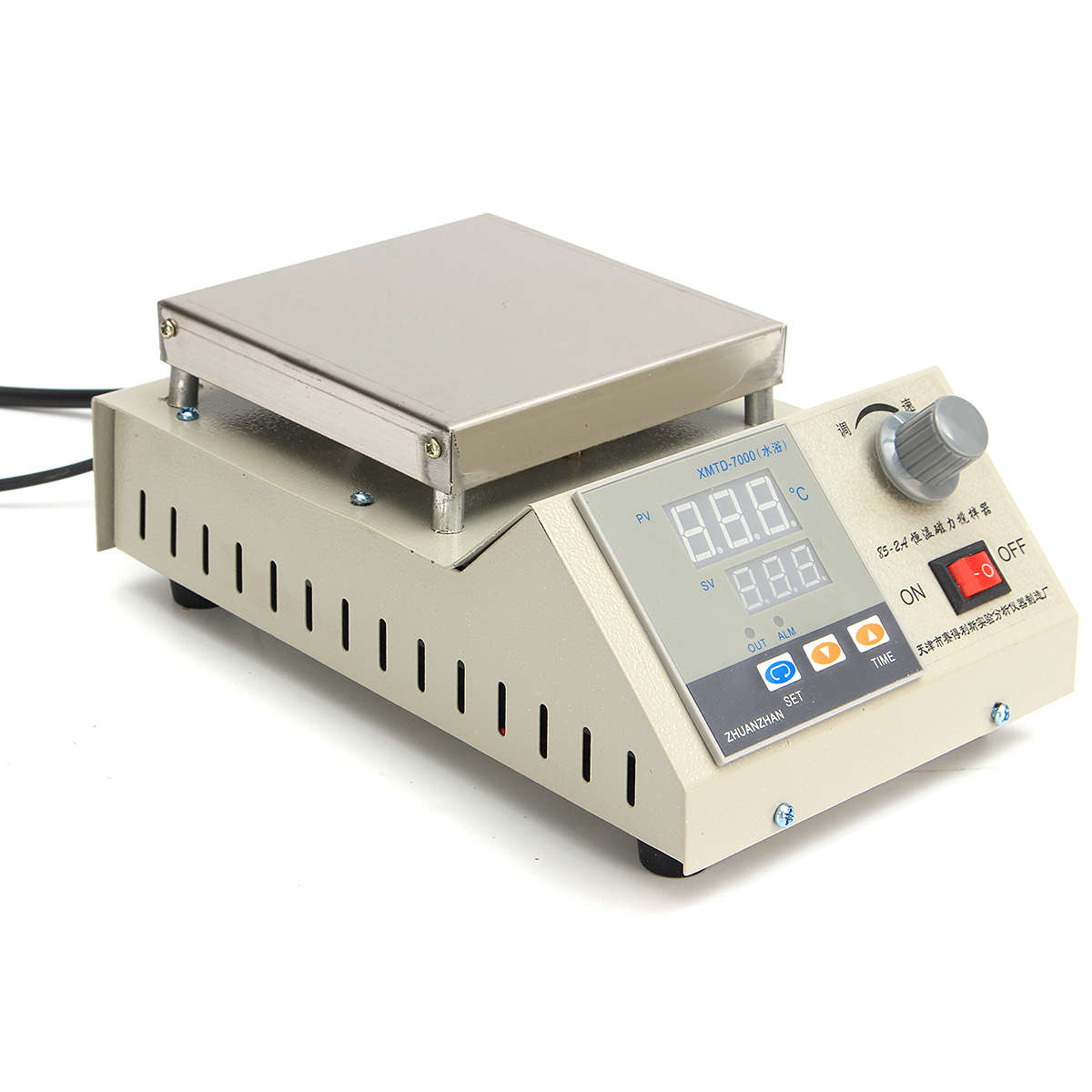 220V 85-2 Magnetic Stirrer with Digital Thermostat Hot Plate Heating Mixer 2400