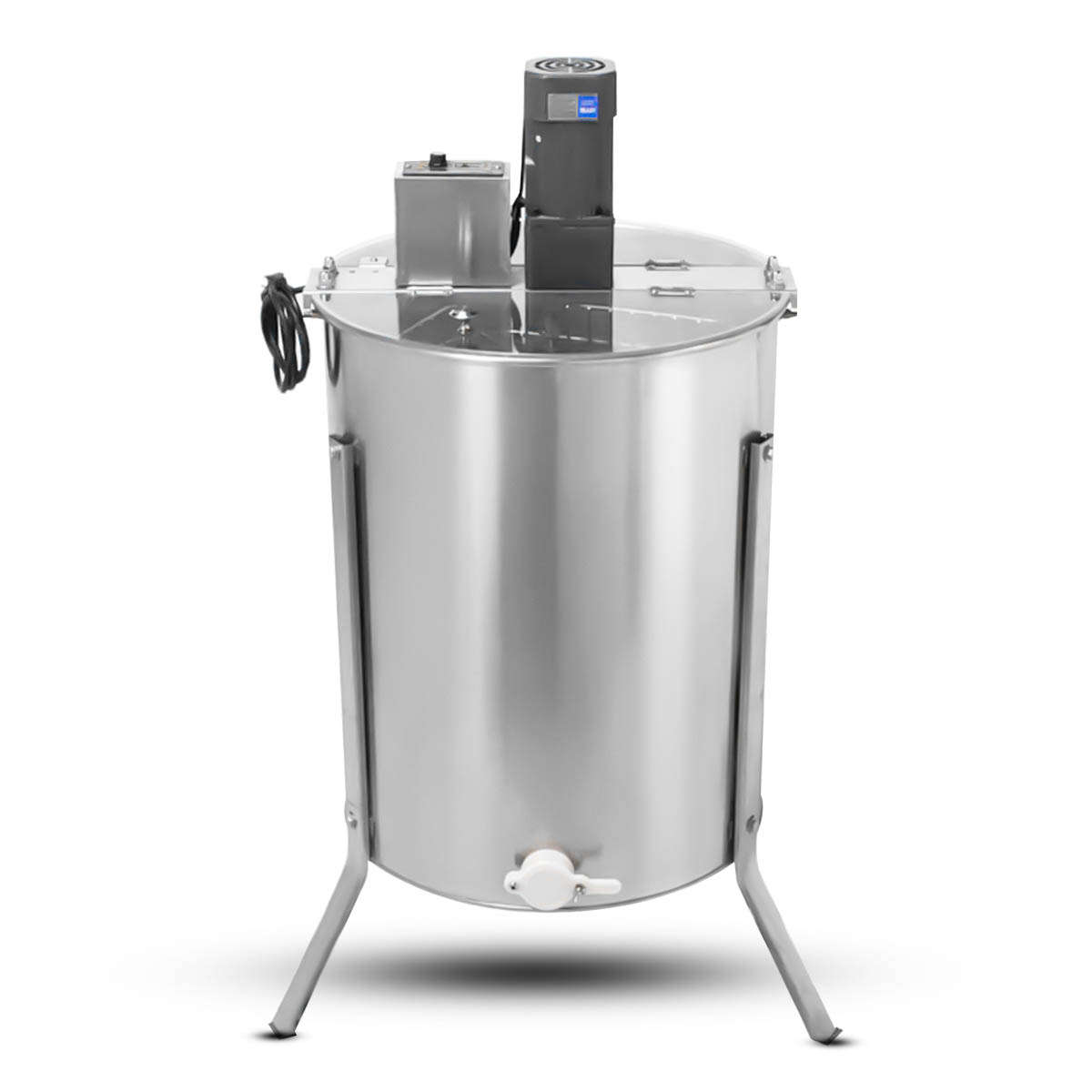 110V 4 Frame Stainless Steel Electric Honey Extractor Beekeeping Beehive Tool US