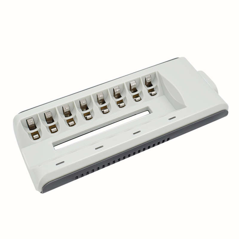 Pola P10 8 Slots NIMH NICD Battery Charger with LED Indicator for AA AAA BAatte