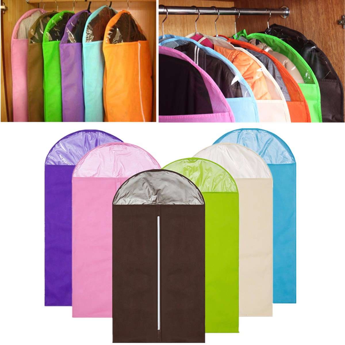 Suit Cover Skirt Dress Garment Coat Clothes Shirt Travel Storage Bag Carrier