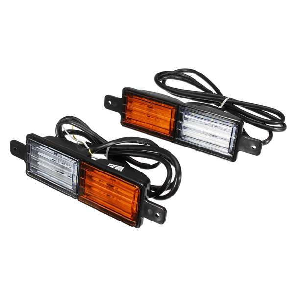 2pcs DC 10-30V Universal Truck Trailer Bull Bar Front LED Indicator Park Lamp L