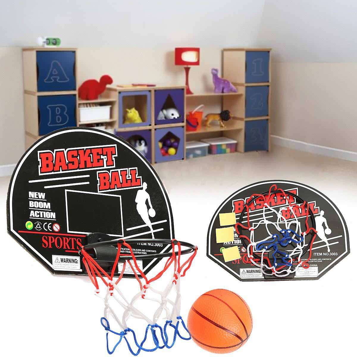 Mini Basketball Backboard Hoop Net Set Kids Children Toys Indoor Sports Game