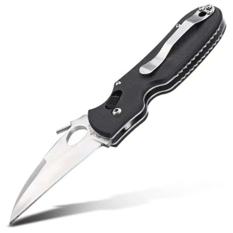 BROTHER 1606 188mm 440C Stainless Steel Knife Pocket Axis Lock Folding Knife Ou