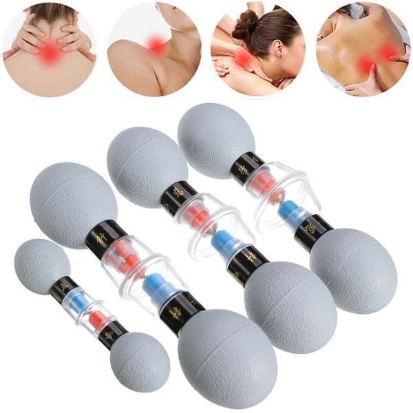 HACI 8 Cups Noninvasive Acupuncture Acupressure Ointment Magnetism Therapy Hous