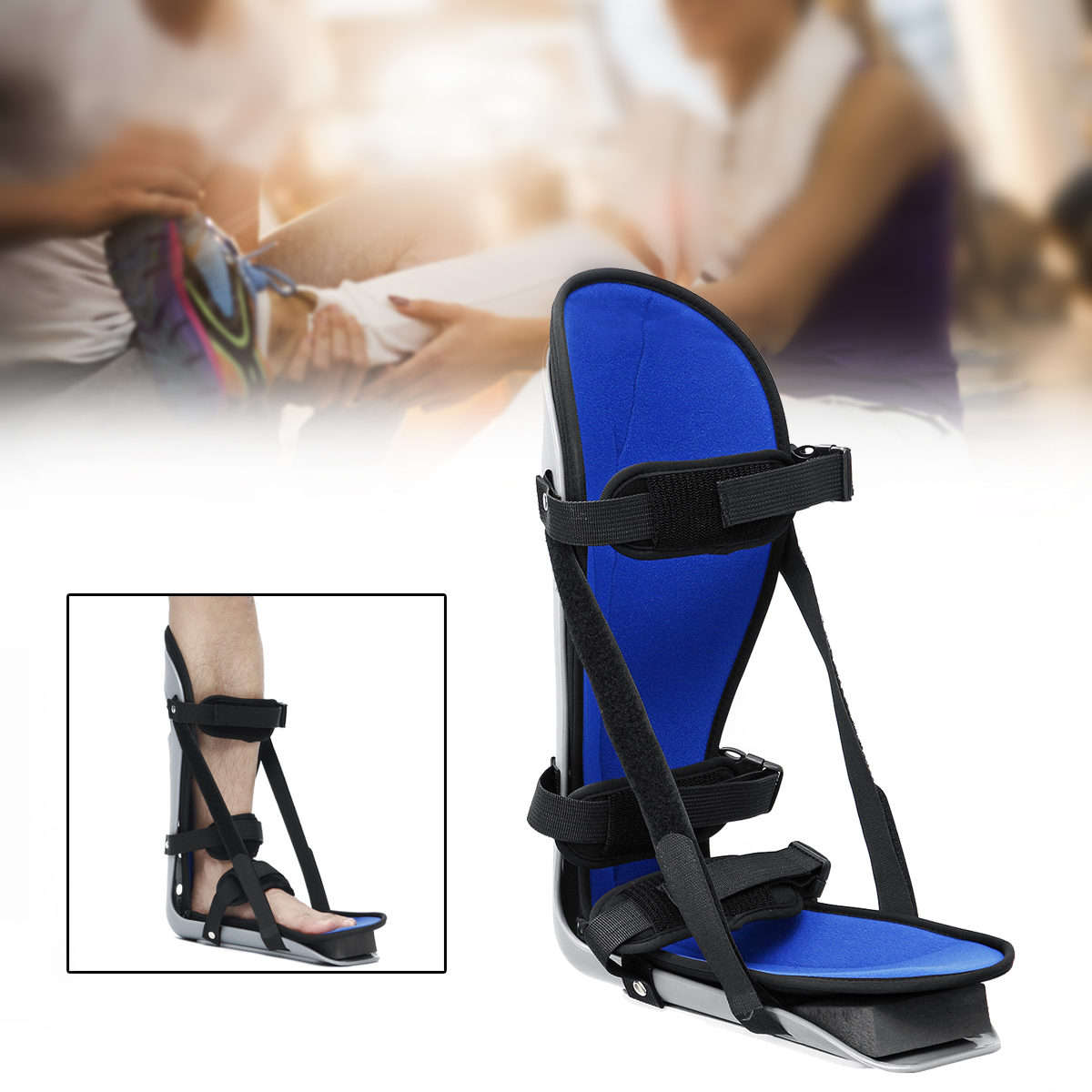 Night Splint Orthopaedic Foot Support Rehab Treatment For Plantar Fasciitis Ach