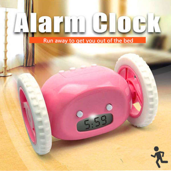 Magical Running Alarm Clock Hide and Seek Creative Alarm Clocks Lazy Bane Home