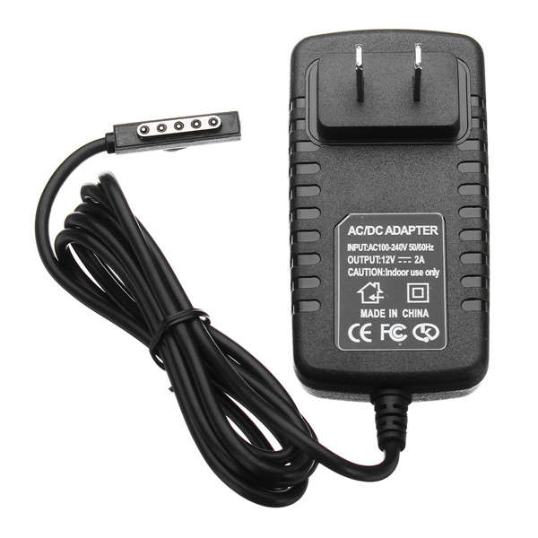 US Plug Power Charger Adapter For Microsoft Surface Windows RT Tablet 12V AC 2A
