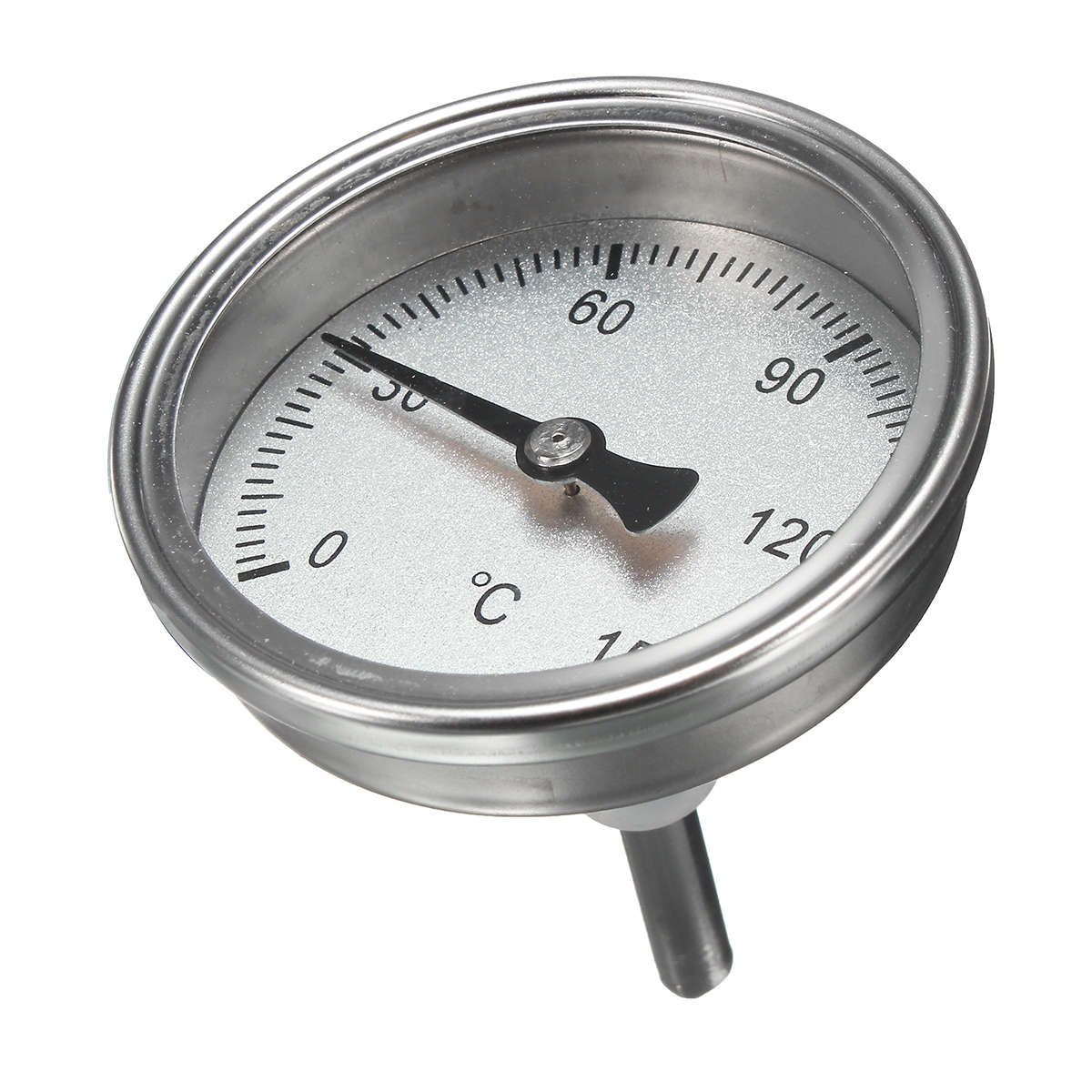 Stainless Steel Thermometer For Home Brew Fruit Wine Alcohol Distiller