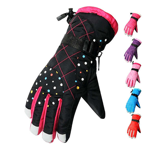 Male Female Outdoor Ski Gloves Waterproof Windproof Winter Thick Motorcycle Glo