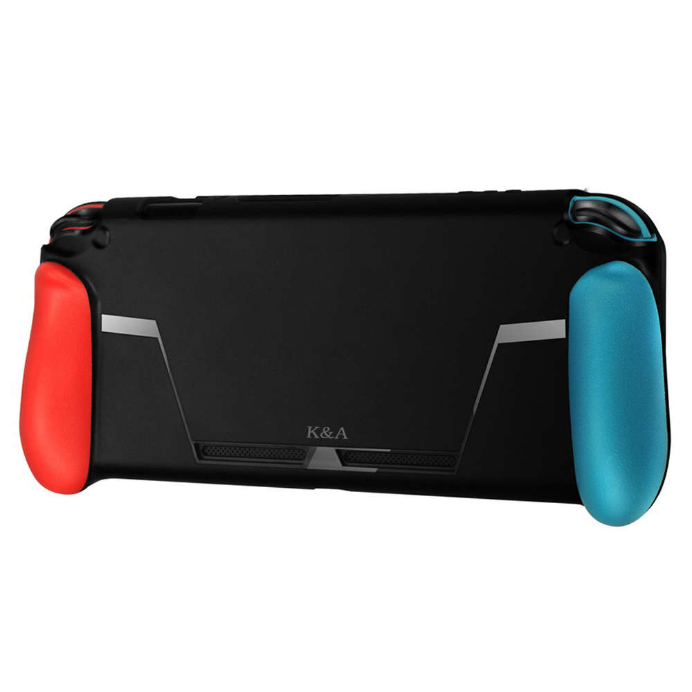 K&A Protective Cover Case Handle with Game Card Slot for Nintendo Switch Game C