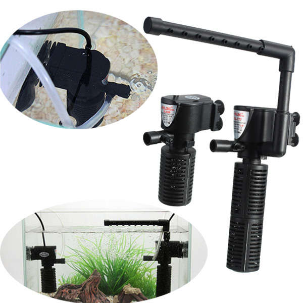 3 In 1 Aquarium Fish Tank Sumbersible Filter Oxygen Pump Circulating Water