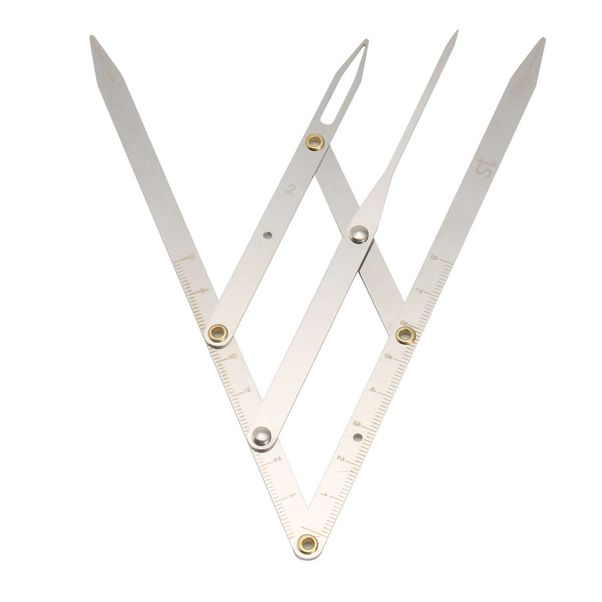 Tattoo Eyebrow Microblading Calipers Stencil Design Permanent Makeup Ruler Meas