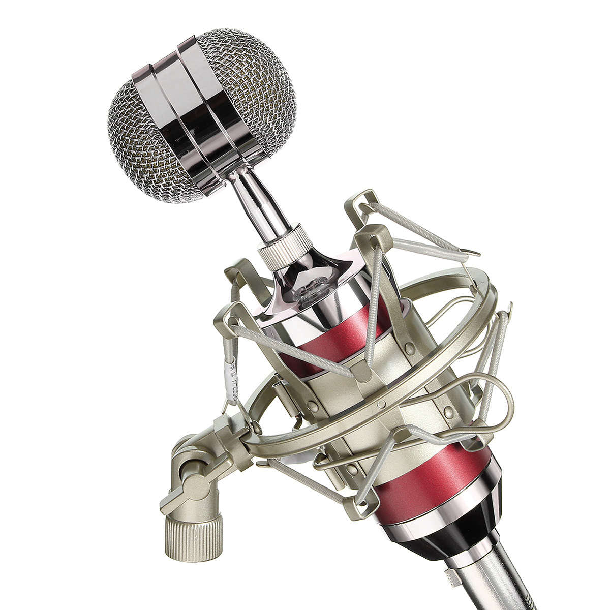 BM-3000 Dynamic Condenser Recording Microphone For Studio with Shock Mount Pop