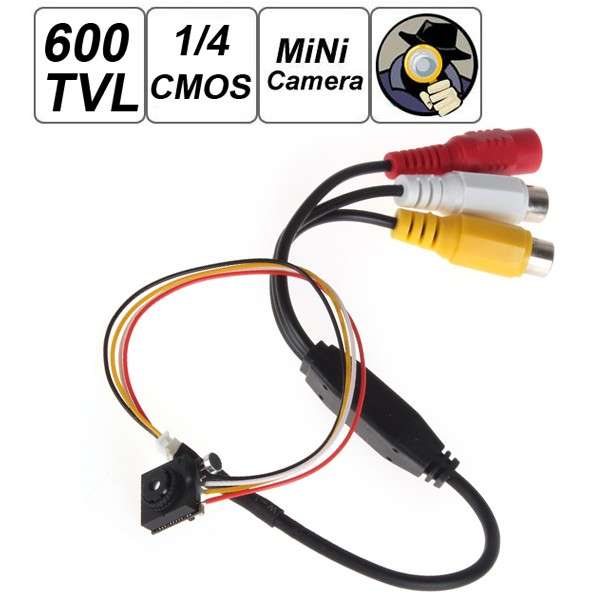 600TVL Pinhole CCTV Mini Camera for Security Surveillance FPV