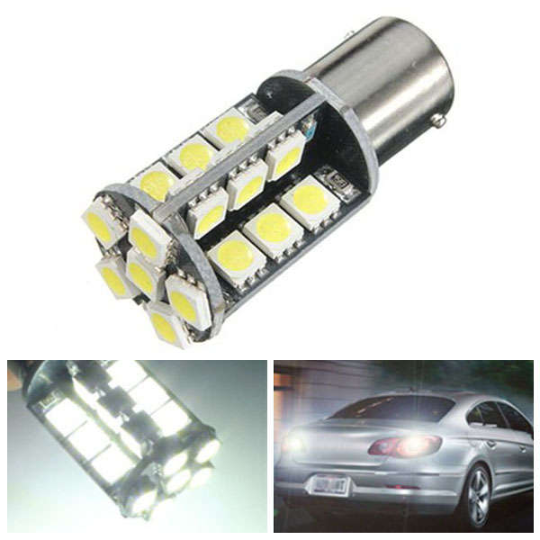 1156 BA15S9 5050SMD 30-LED White Car Error Free Canbus Turn Signal Light