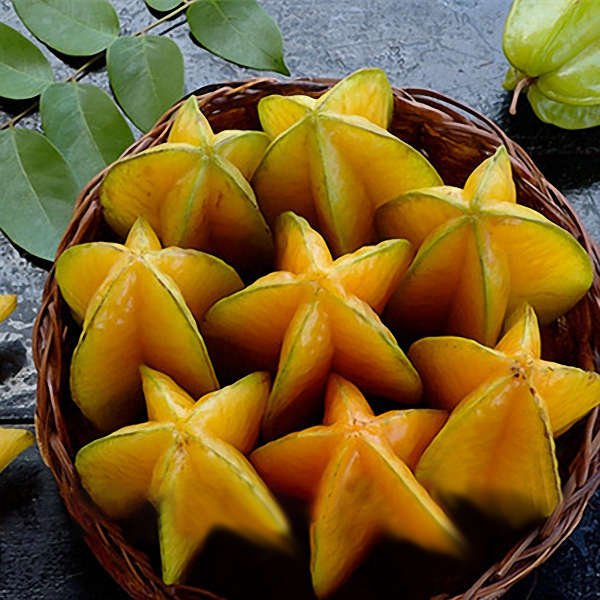 Egrow 50Pcs/Pack Carambola Seeds Garden Sementes Averrhoa Star Fruit Tree Seeds