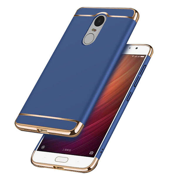 Ultra-thin Plating Frame Splicing PC Case For Xiaomi Redmi Note 4X/Redmi Note 4