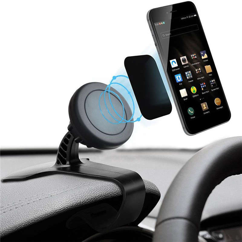 Universal Adjustable Magnetic Car Dashboard Holder Phone Mount Stand for iPhone