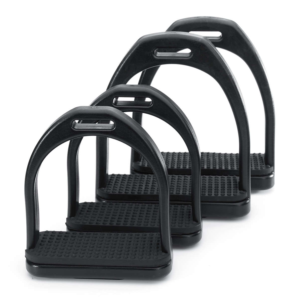 Lightweight Horse Riding High-strength Plastic Stirrup Non-slip Rubber Pad