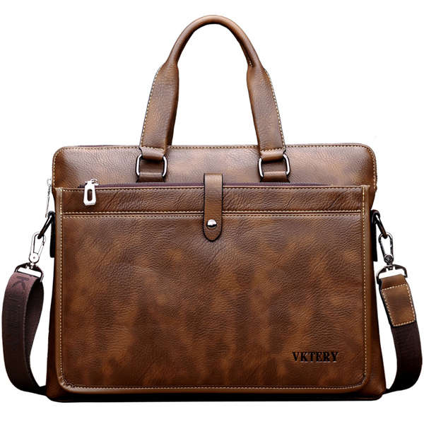 Vintage Business Laptop Bag Handbag Corssbody Bag for Men