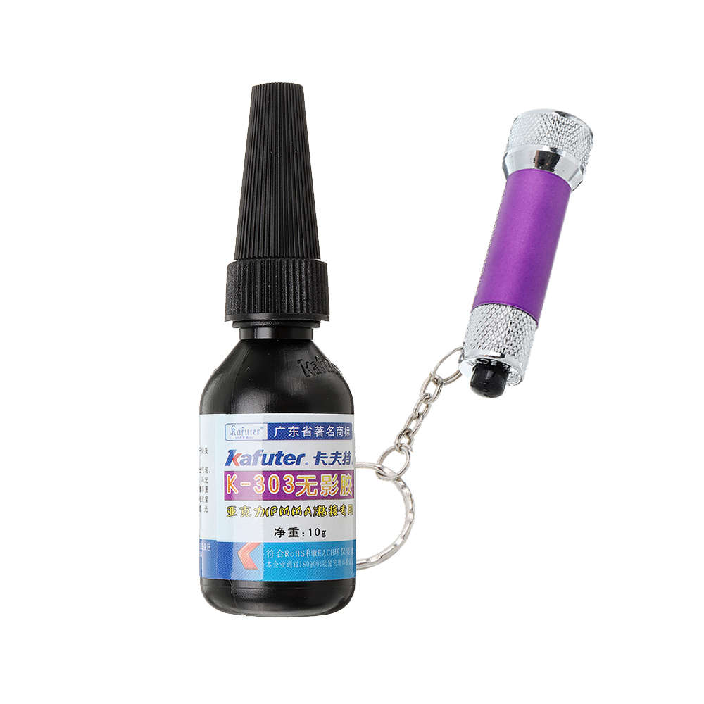 Traceless UV Light Cure Adhesive Ultraviolet Ray Curing PVC ABS Acrylic DIY Rep
