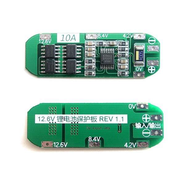 Seiko Protection IC 10A Protection Board For 3S 11.1V 12V 12.6V 18650 Lipo Batt