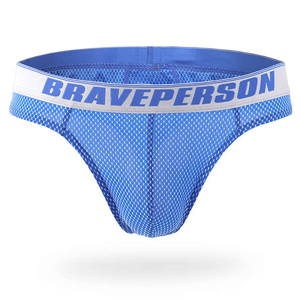 BRAVE PERSON Mens Sexy Jacquard G-string Thongs T-back Briefs