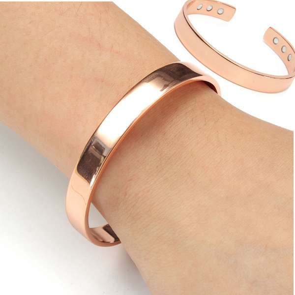 Copper 6 Magnets Magnetic Therapy Tools Bangle Arthritis Pain Relief Bracelet