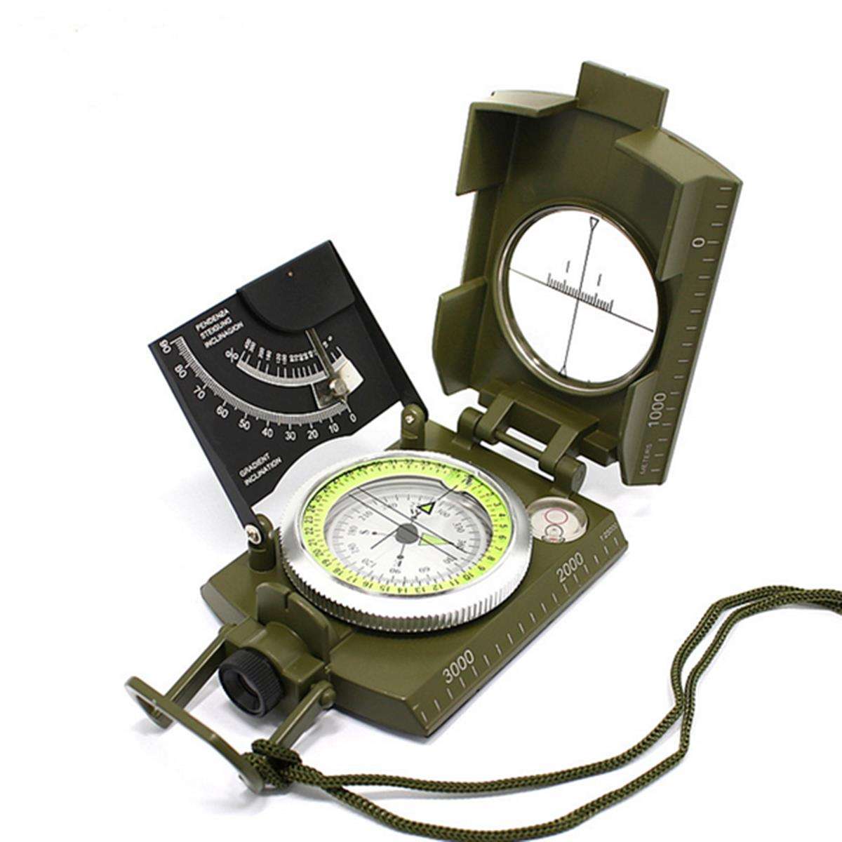 Professional Compass Metal Waterproof 50mm Dial Compass Multifunction Military