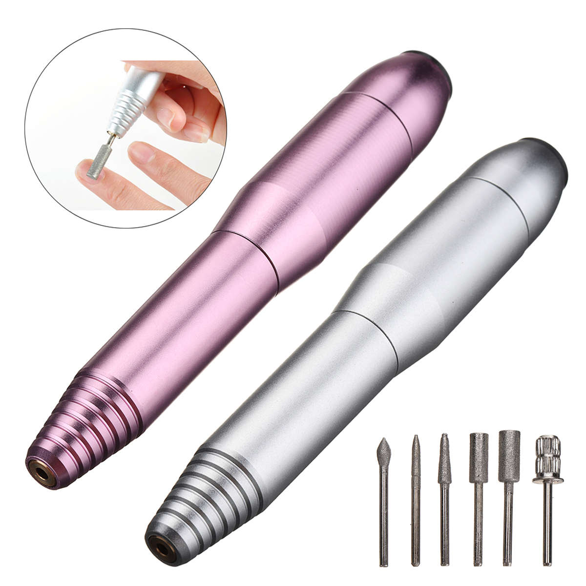 110/220V Electric Nail File Drill Kit Machine Manicure Pedicure Acrylic Salon T