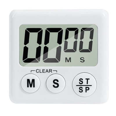 Loskii KC-07 Automatic Shutdown Digital Kitchen Cooking Timer with Switch to Ad