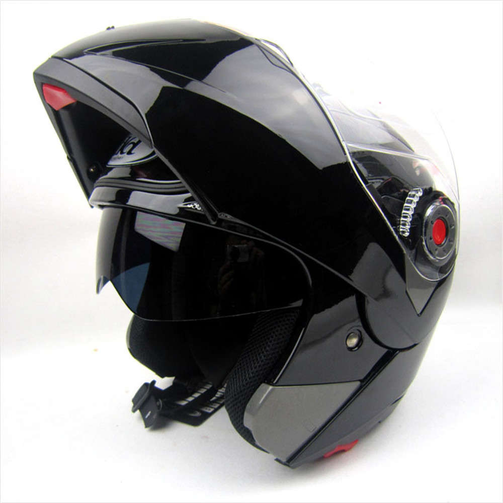 Full Face ABS Outdoor Racing Motocross Motorcycle Helmet Flip Up Double Visors
