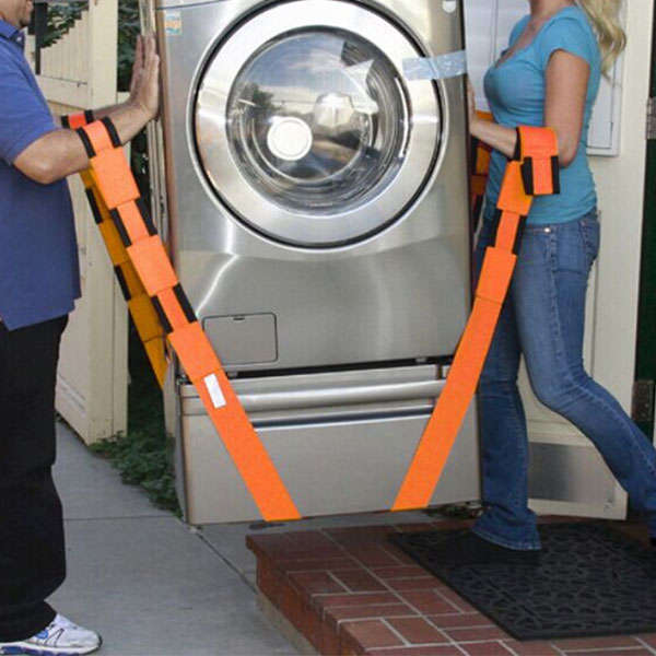 2Pcs 2Inch Furniture Moving Belt Team Straps Adjustable Mover Easier Lifting Co